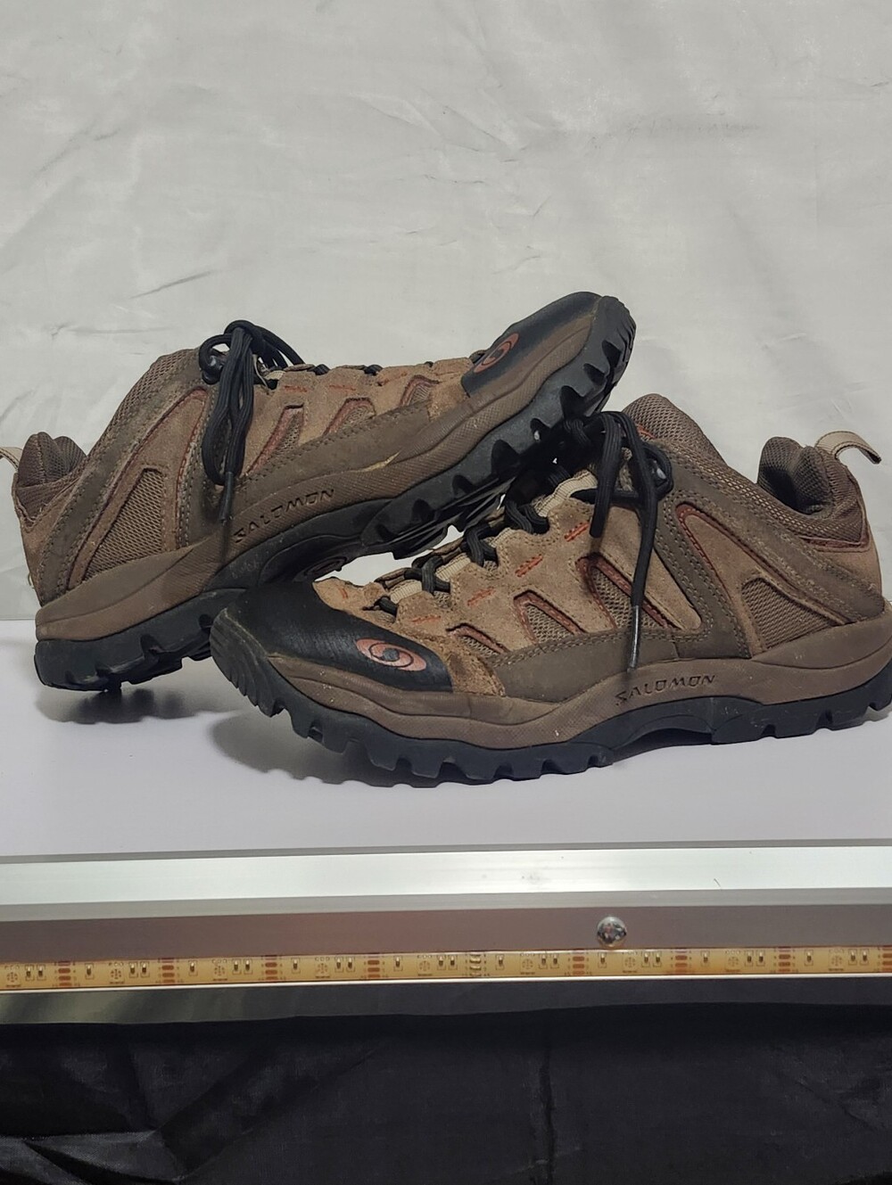 Soloman Men's Brown and Black Suede Terrain Boots.